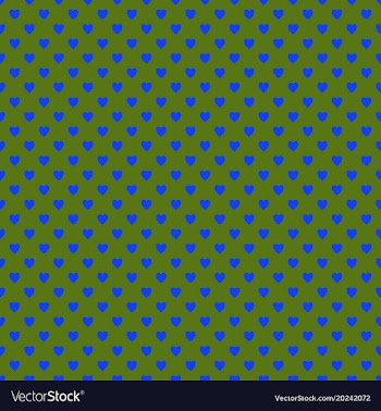 Repeating heart pattern design background - love vector image