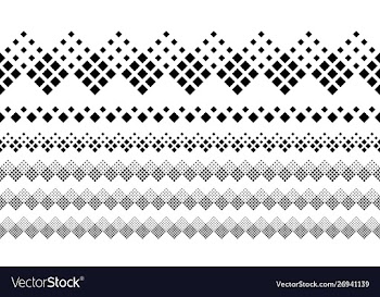 Repeating monochrome diagonal square pattern page vector image