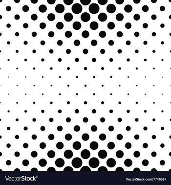 Repeating monochrome dotted pattern vector image