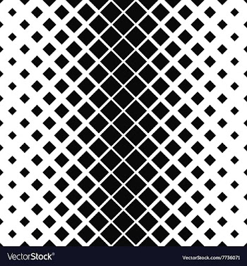 Repeating monochrome square pattern design vector image