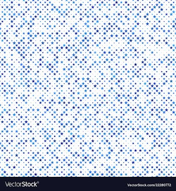 Repeating pentagram star pattern background vector image