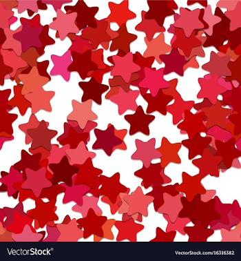 Repeating star pattern background - design from vector image