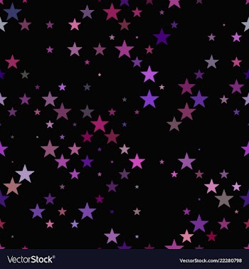 Repeating star pattern - background design vector image