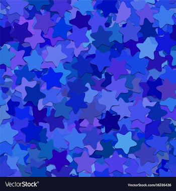 Repeating star pattern background - from rounded vector image