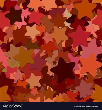 Repeating star pattern background - from rounded vector image