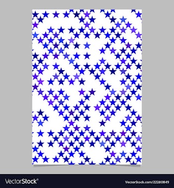 Repeating star pattern brochure background vector image