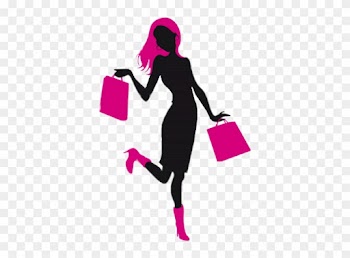 Report Abuse - Girl Shopping Vector