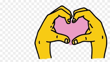 Report Abuse - Instagram Hand Heart Sticker