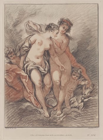 Reproduction of Deux Nymphes et | Free Photo - rawpixel