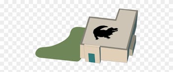 Reptile House - Gator Girl Throw Blanket