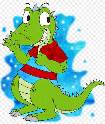 Reptile Illustration Clip art Legendary creature - alligator button 