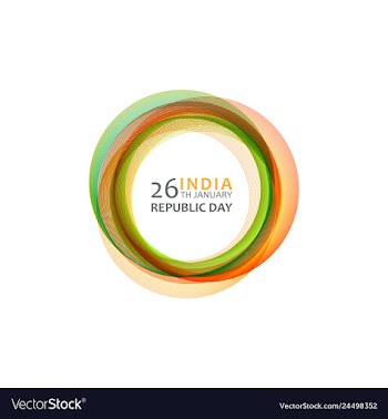 Republic day india vector image