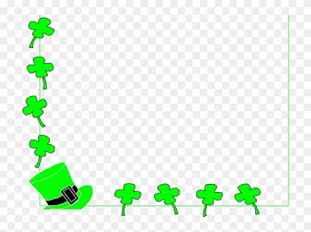 Republic Of Kingdom Border Saint Patricks Day Shamrock - St Patricks Day Border