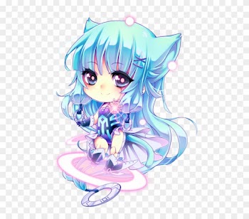 Rereloaded By Kishishiotani - Chibi Cat Girl Png