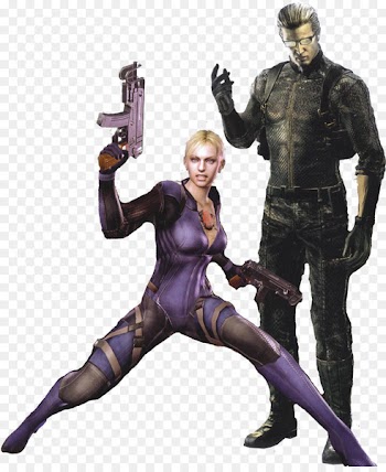 Resident Evil 5 Albert Wesker Jill Valentine Chris Redfield - resident evil 
