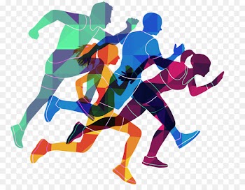Resolution Run Running Logo Clip art - Color running character 