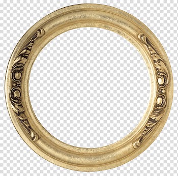Resource frame , brown round wooden frame transparent background PNG clipart