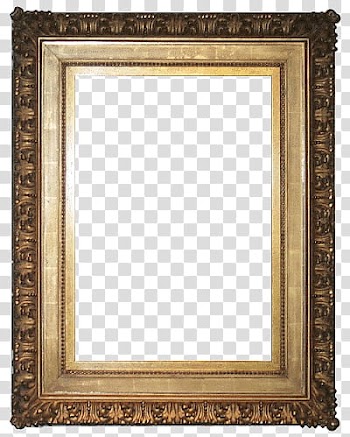 Resource frame , brown wooden frame transparent background PNG clipart