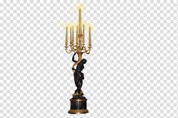 Resources  Overexposed, black and brown candelabra transparent background PNG clipart