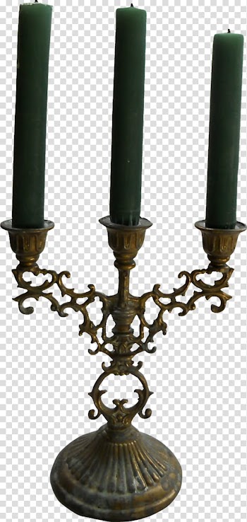 Resources  Overexposed, brass-colored candle holder transparent background PNG clipart