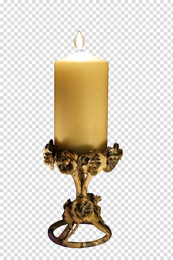 Resources  Overexposed, brown pillar candle transparent background PNG clipart