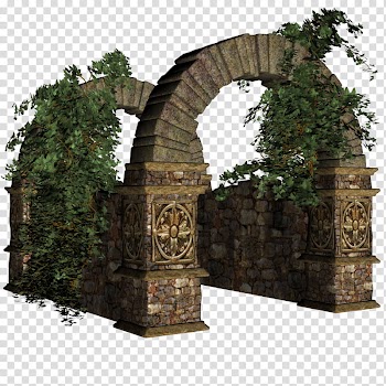 Resources  Overexposed, gray concrete arch transparent background PNG clipart