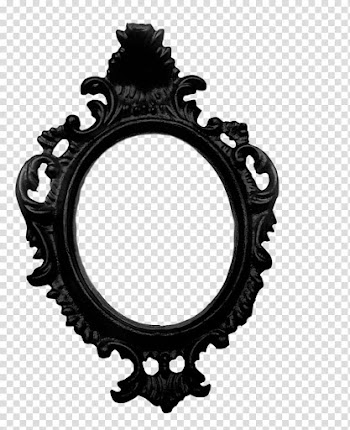 Resources  Overexposed, oval black frame illustration transparent background PNG clipart