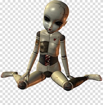 Resources  Overexposed, white robot toy transparent background PNG clipart