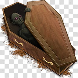 Resources  Overexposed, zombies inside coffin transparent background PNG clipart