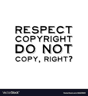 respect copyright do not copy right quote