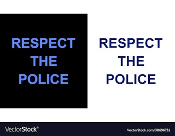 respect police t-shirt design template
