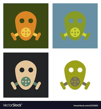 Respirator icon vector image