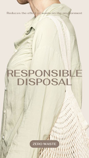 Responsible disposal Instagram story template, | Free Vector Template - rawpixel