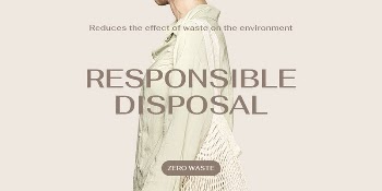 Responsible disposal Twitter post template, | Free PSD Template - rawpixel