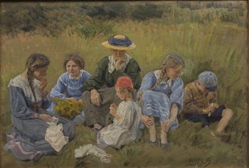 Rest in the meadow.The artist's | Free Photo - rawpixel