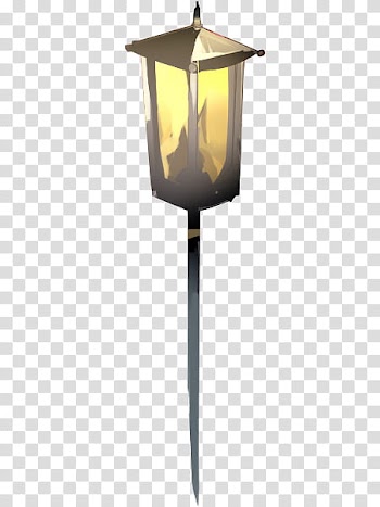 Restart, gray lighted post lamp transparent background PNG clipart