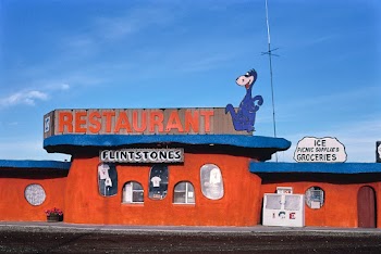 Restaurant detail, Bedrock City, Rts. 64 and… | Free public domain photo