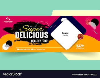 restaurant food banner digital burger web banner