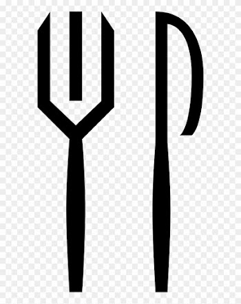 Restaurant Interface Symbol Of Fork And Knife Couple - Food