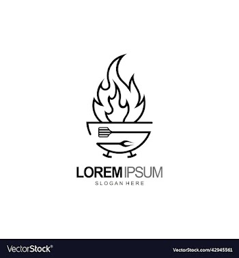 restaurant logo design and barbecue