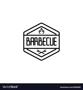 restaurant logo design and barbecue vintage style