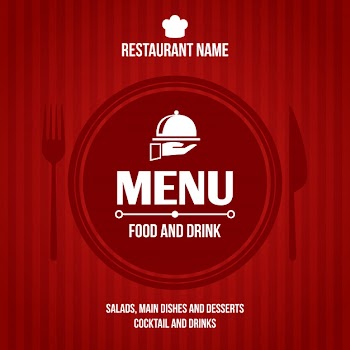 Restaurant menu cover design
