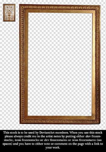 RESTRICTED Versailles Frame, brown wooden frame illustration transparent background PNG clipart