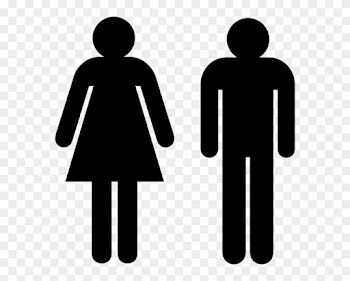 Restroom Signs Clip Art - Boy And Girl Symbol