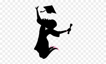 Resultado De Imagem Para Cartoon Png Formatura Frebie - Graduate Silhouette Girl