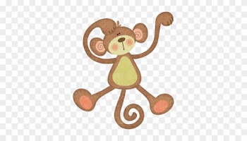 Resultado De Imagen Para Baby Monkey Dibujo - Jungle Baby Shower Invitations