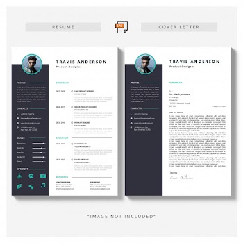 Resume and cover letter Free Vector