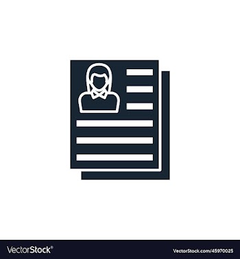 resume creative icon filled multicolored from
