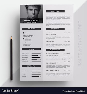 Resume vector image