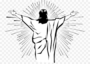 Resurrection of Jesus Easter Clip art - Black And White Pictures Of Jesus 